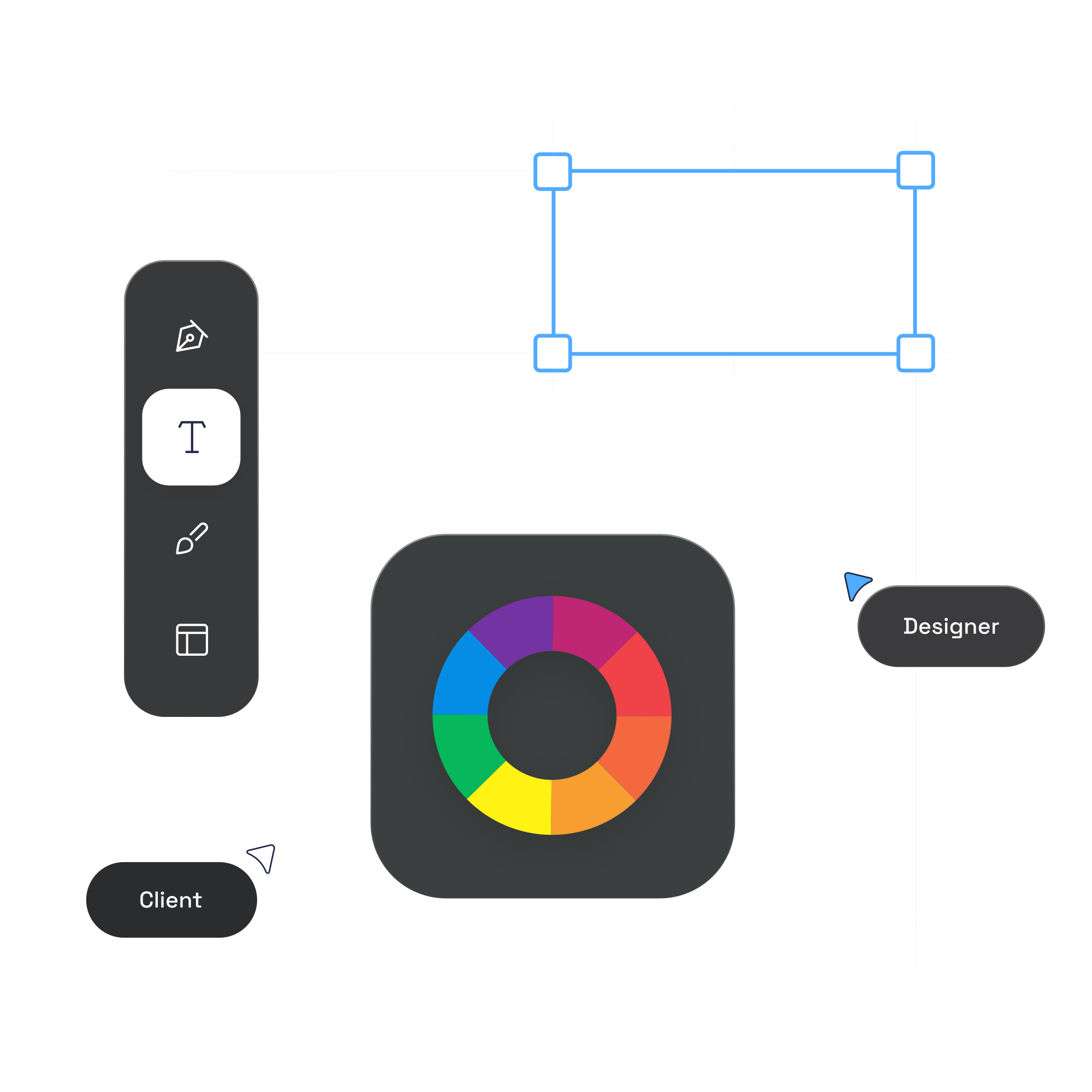 GadMotions hero section showcasing modern design with bold typography and vibrant visuals