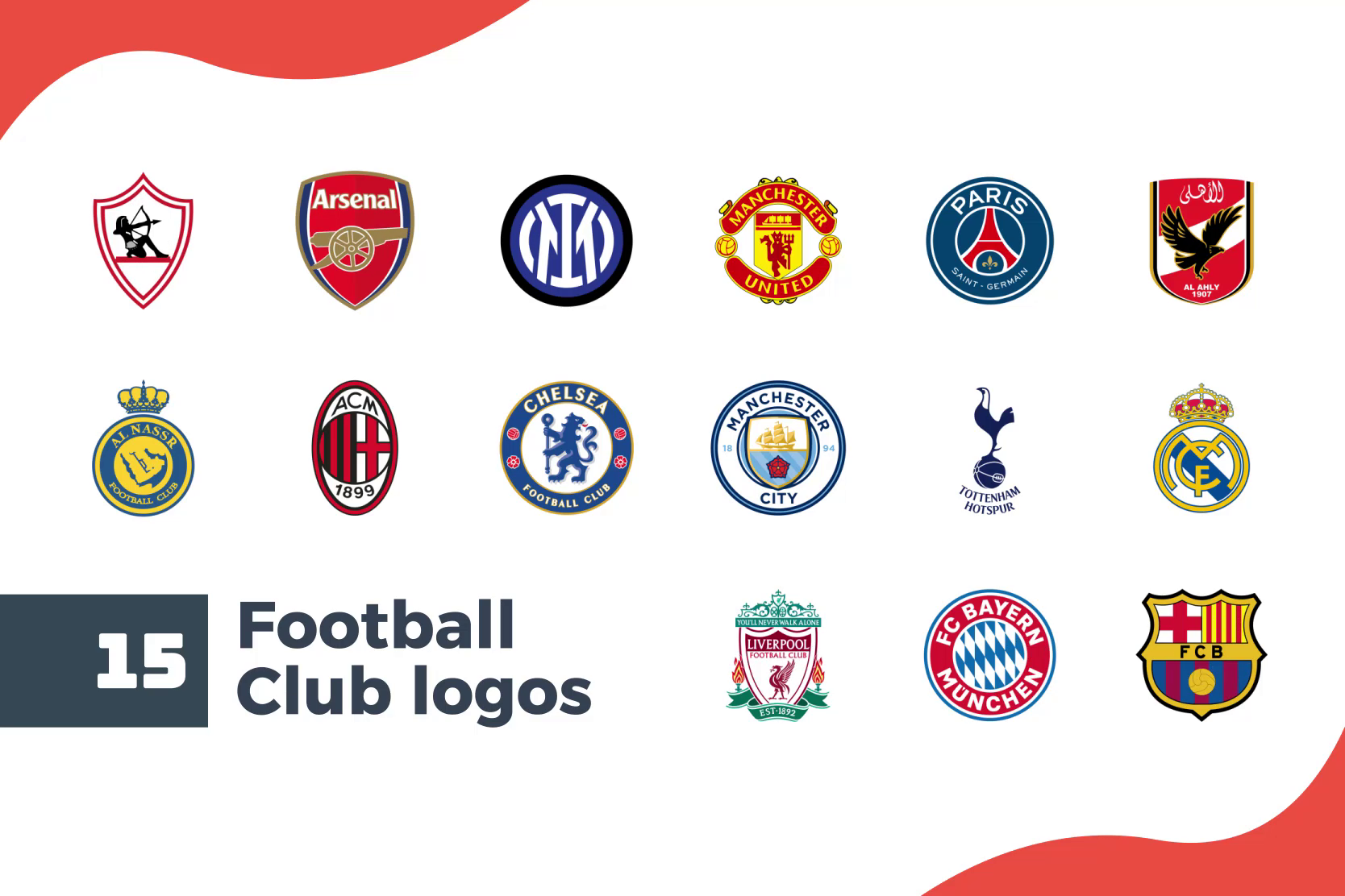 Football Sports Logos Animations | Ahly, Zamalek, Inter Milan, Manchester United & More
