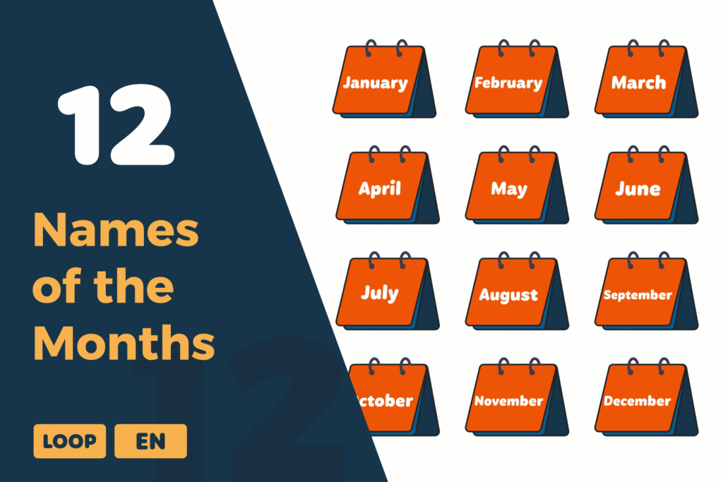 Months Name Animations | Clean & Stylish Calendar UI