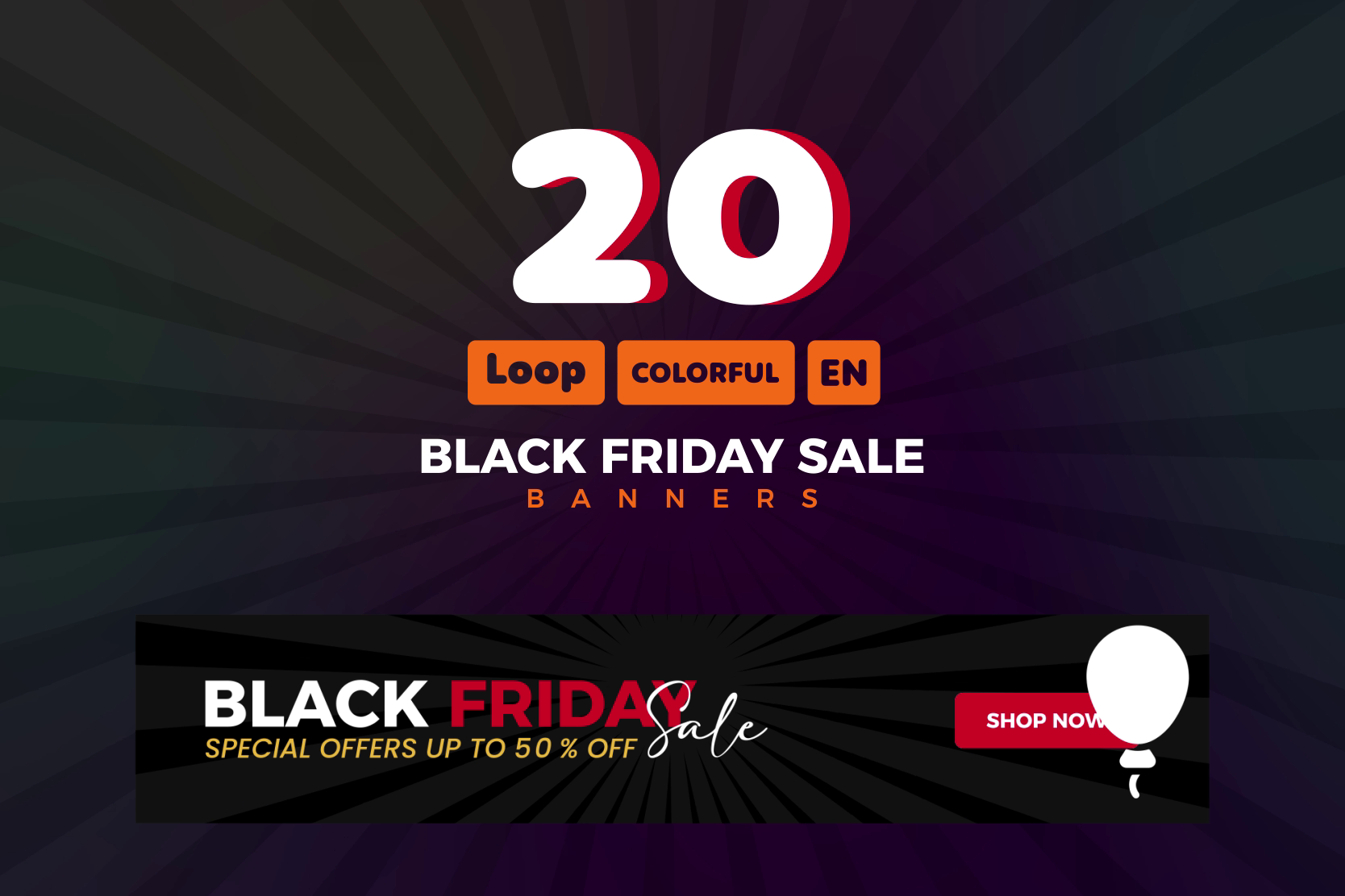 Black Friday Banner Sale Animations | Bold Promotional Graphics