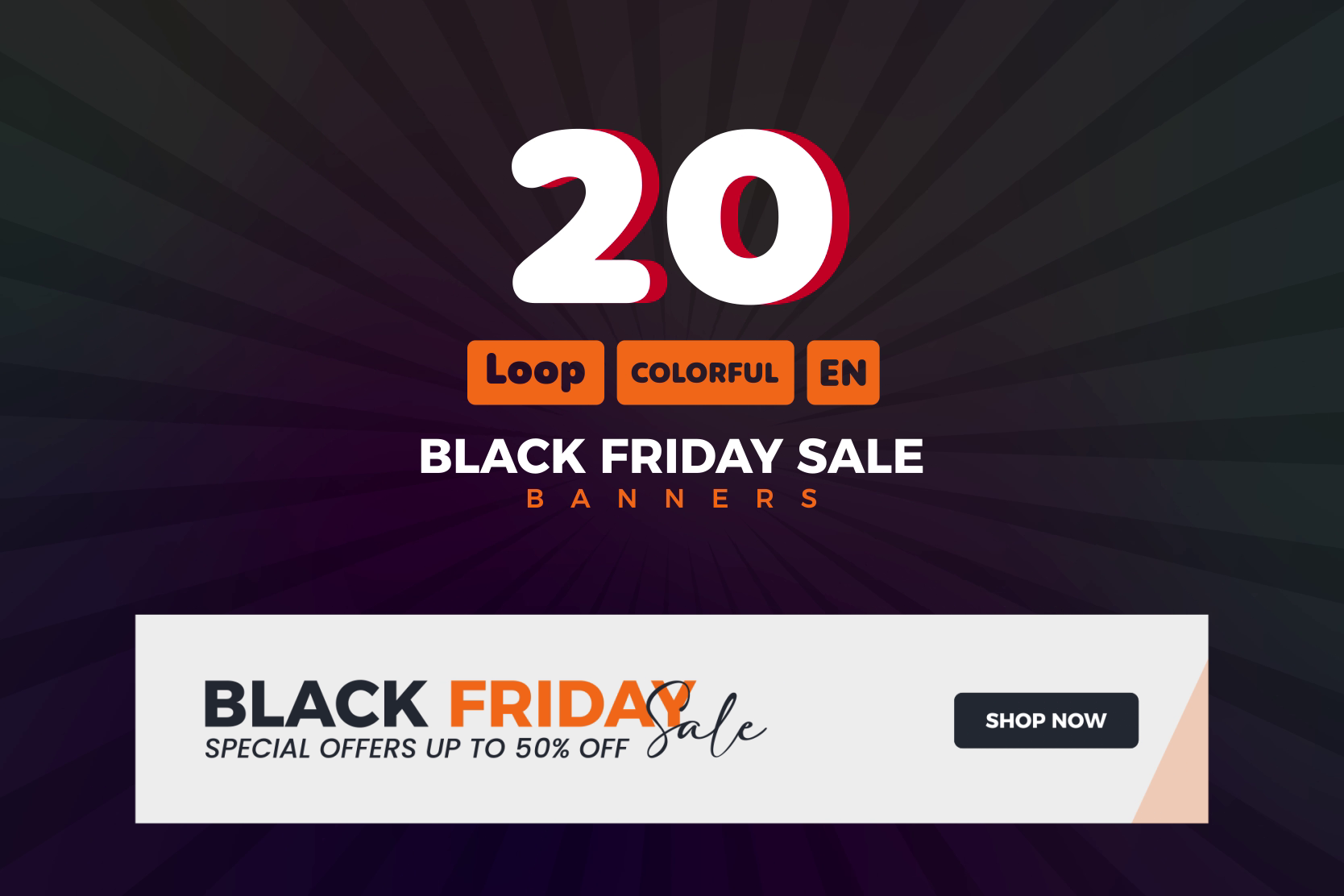 Black Friday Banner Sale Animations | Bold Promotional Graphics