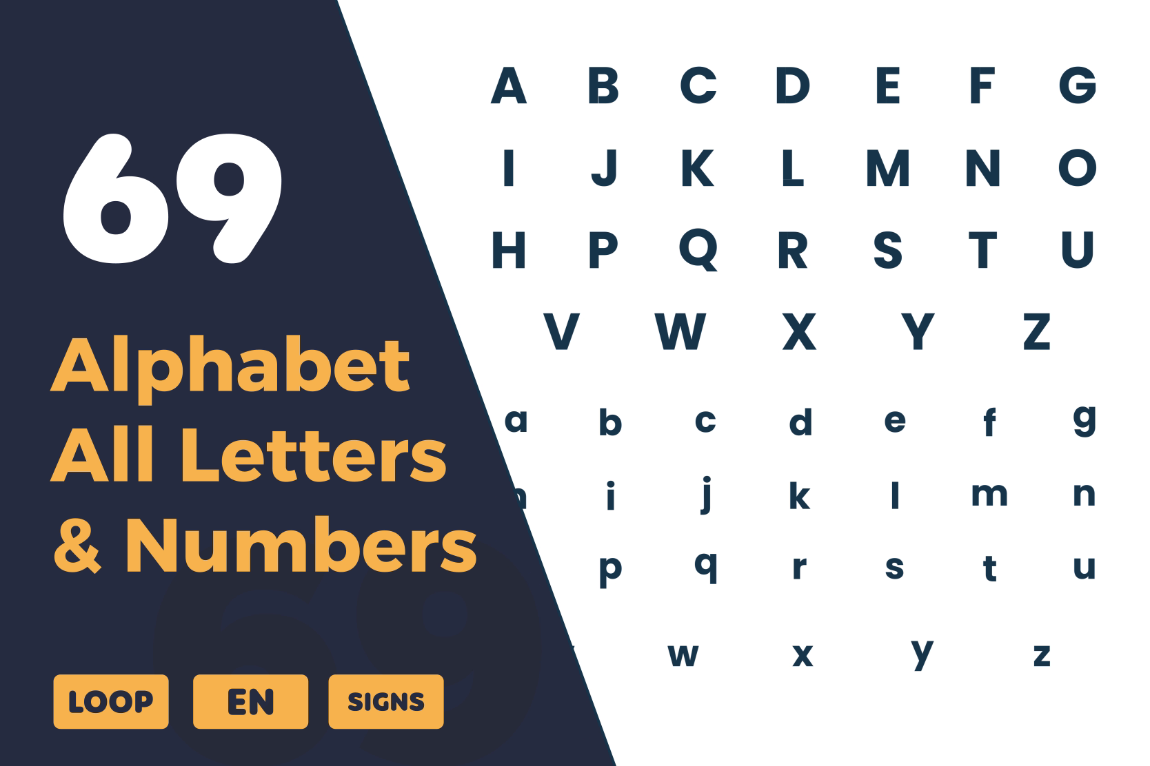 All Alphabet Text Animations | Dynamic Letter Motion Graphics