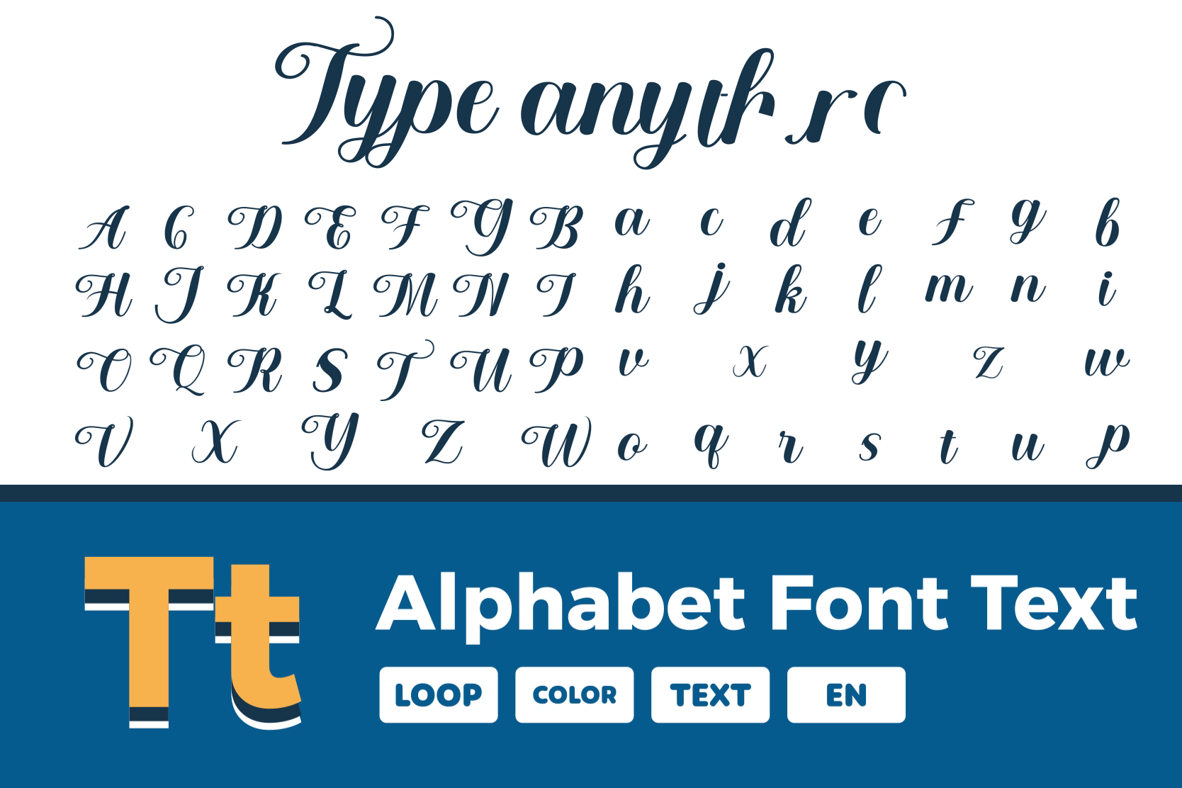 Hand Drawn Alphabet Text Animations | Sketch Style Letter Motion Graphics