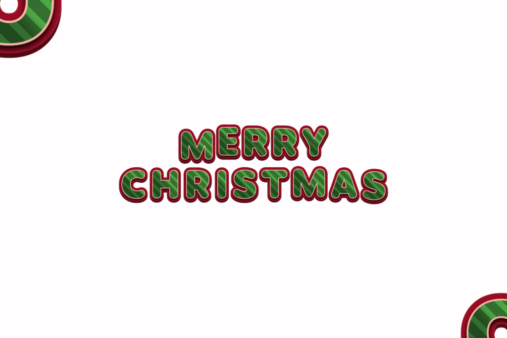 Merry Christmas Letters & Alphabet Animation | Festive Holiday Typography