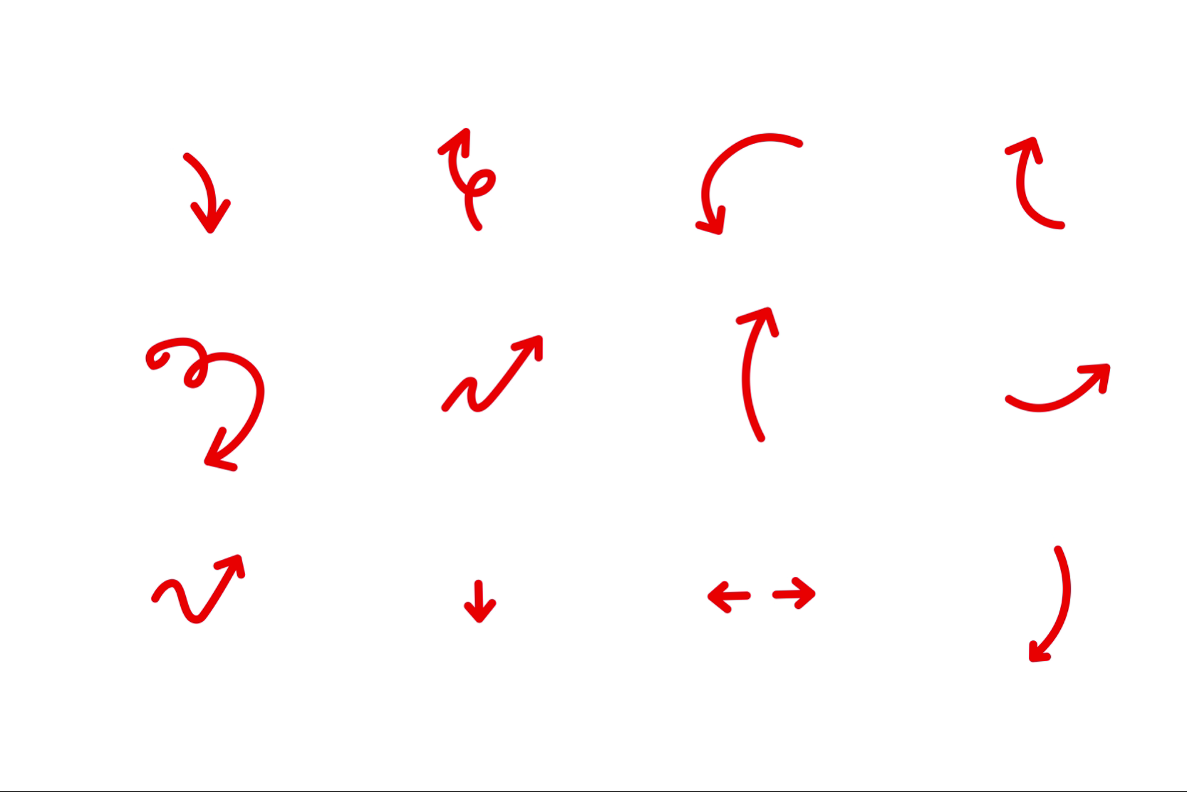 Hand Drawn Arrows Animations | Sketch-Style Directional Elements