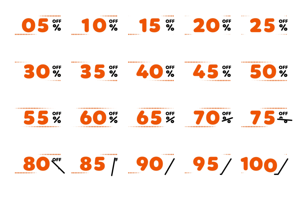 Looping Discount Percentage Off Sale Animation | Continuous Promo Visuals