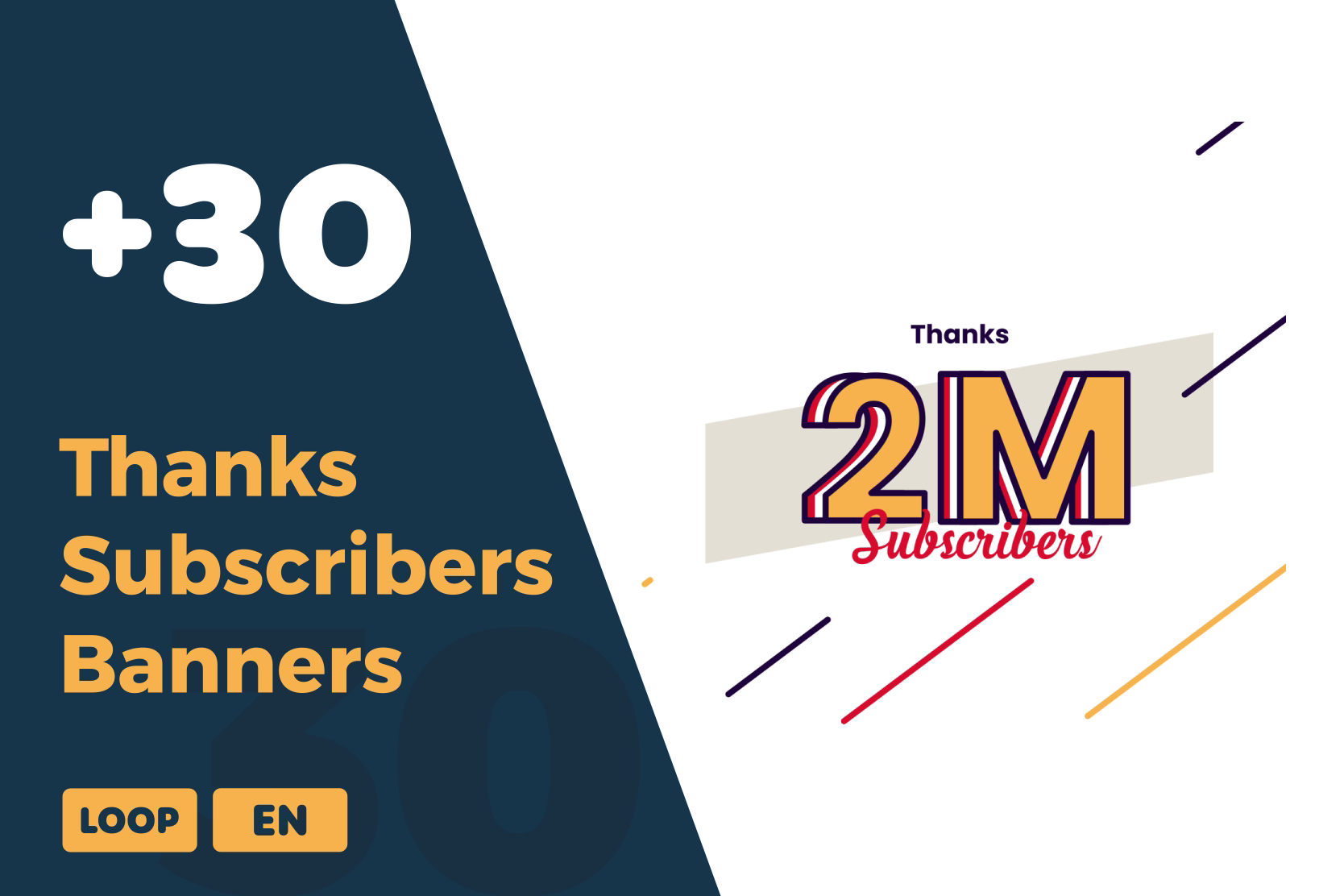 Thanks Subscribers Animated Text | Appreciation & Gratitude Messages